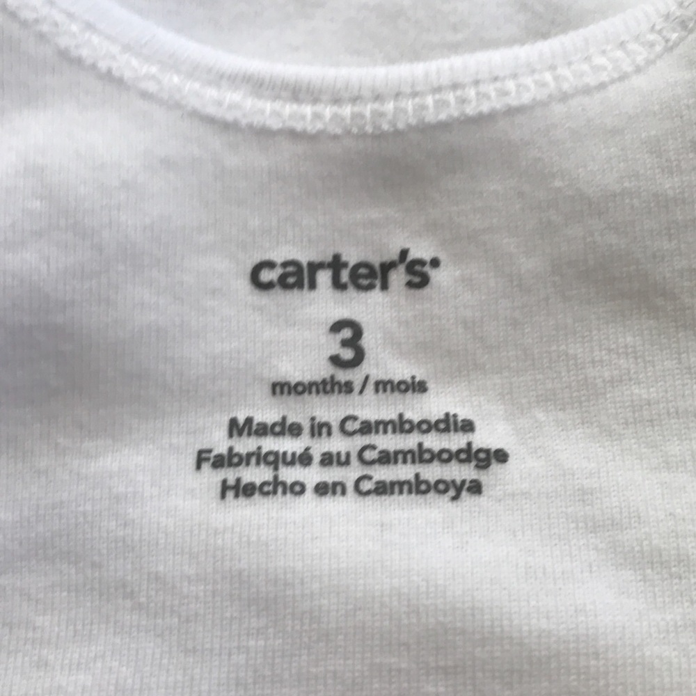 Carter’s Bodysuit with Custom Screenprint - Picture 5 of 5